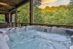 Soak Away In The Hot Tub